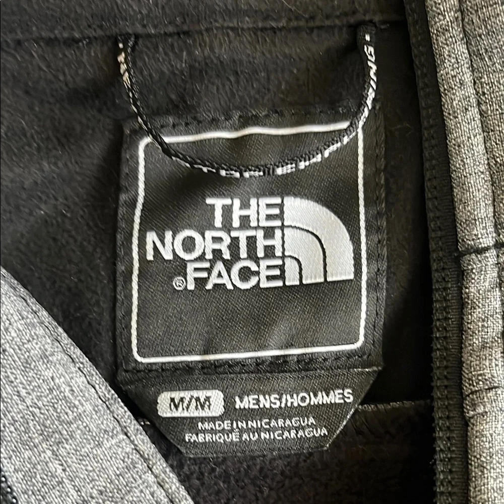 The North Face Men's Gray‎ Jacket Full Zip Pockets Sz M